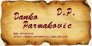Danko Parmaković vizit kartica